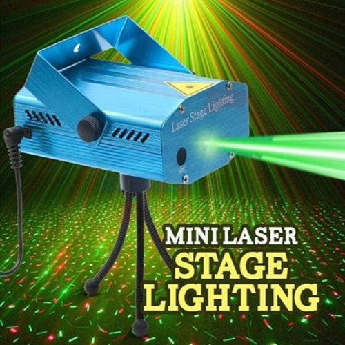 Mini Proiector Laser, jocuri de lumini, senzor de sunet