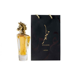 Apa de Parfum Lattafa, Perfumes Maahir, Unisex, 100 ml