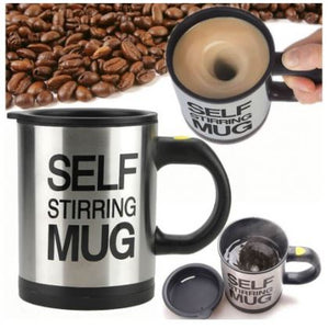 Cana Cu Amestecare Automata - Self-Stirring Mug, Negru - MICRO IMAGE